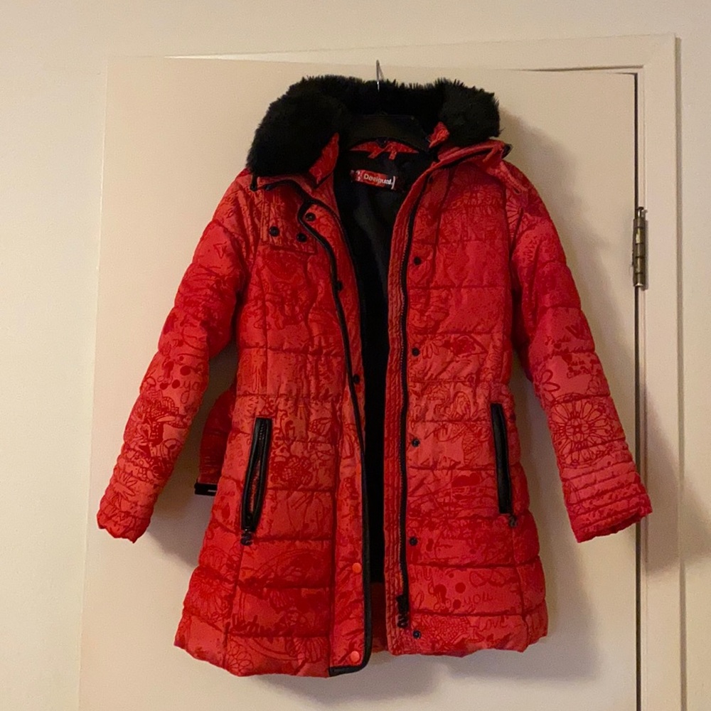 🎁 Unique Desigual gorgeous girls coat